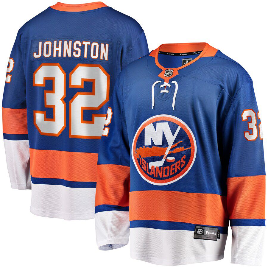 Men New York Islanders 32 Ross Johnston Fanatics Branded Royal Home Breakaway Player NHL Jersey